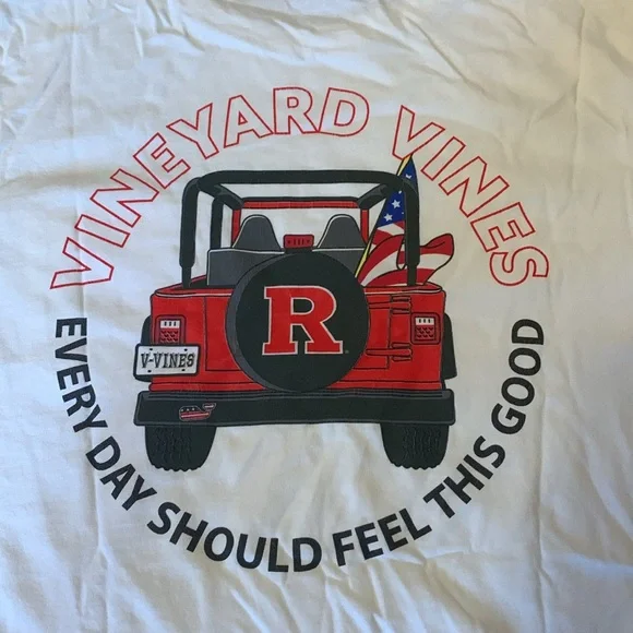Rutgers University Vineyard Vines T-Shirt - Picture 2 of 7